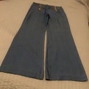 Wide-leg pant from Anthropologie.